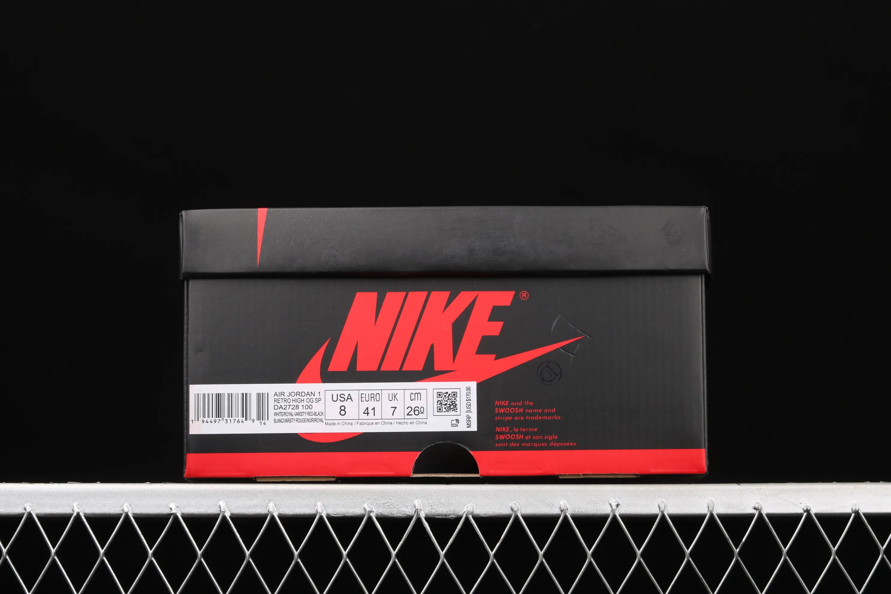 All categories Air Jordan Jordan series basketball shoes Air Jordan 1 High Air Jordan 1 Retro OG SP AJ1 Joe 1 New Chicago DA2728-100
